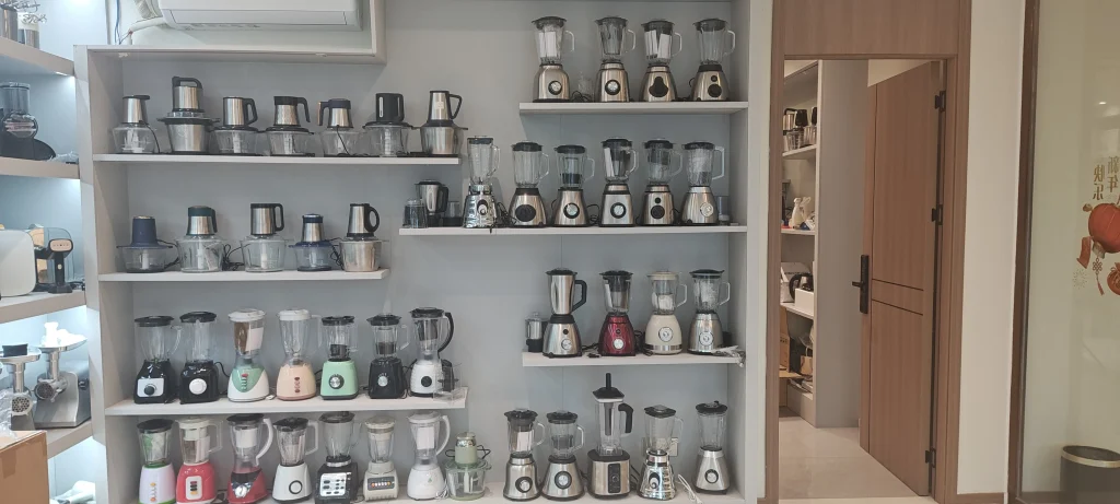 Sample Display of Meat Grinders and Juicers