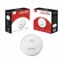Kodio CD-RV103 5.5cm ultra-thin mini robot vacuum cleaner displayed with custom red and black retail packaging boxes for bulk wholesale.